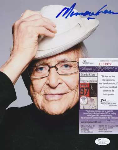 Norman Lear Signed 8x10 Photo JSA COA #U31972 All in the Family Sanford and Son Cover