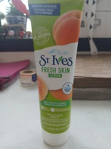 Exfoliante facial de albaricoque piel fresca St. Ives, exfoliante cuidado de la piel 9 oz - Imagen 1 de 2