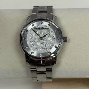 Tommy Bahama Uhr Silber Blumen Strass - Bild 1 von 4