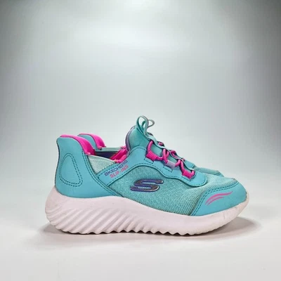 Skechers Slip-ins Bounder Azul Rosa Niños Tenis Cómodos Zapatos Juveniles Talla 9 Foto 1 de 4