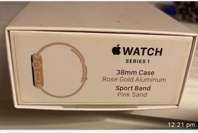 rose gold  aluminium generation one apple watch - Image 1 of 3