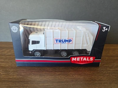Camión de basura Trump 2024 modelo fundido a presión - juguete coleccionable de metales - hallazgo raro Foto 1 de 4