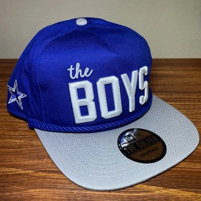 New Era Dallas Cowboys Rope Hat The Golfer 9Fifty Snapback Cap “The Boys” Blue - Image 1 of 4