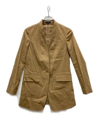 Theory Chaqueta Mezcla Lino Marrón 01-8104117-350-700 Foto 1 de 4