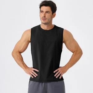 New Men's Loose Fitting Breathable Clothes Antibacterial UV Protection Vest Top - Picture 1 of 20