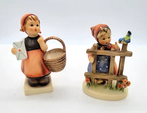 2 Vintage Goebel Hummel Figurines Meditation & Signs of Spring MINT - Picture 1 of 9