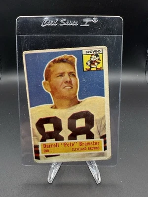 1956 Topps Football DARRELL PETE BREWSTER #21 Great For Set Filler - Image 1 of 2