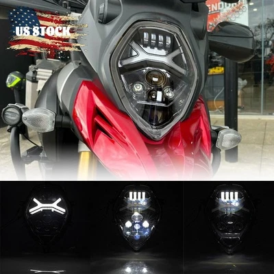 Para 14-16 SUZUKI VSTROM 1000 DL1000A ABS LED FAROL DIANTEIRO LÂMPADA - Imagem 1 de 4