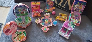 Polly Pocket Sammlung aus den 90er Jahren, großes Konvolut, Vintage, Retro - Bild 1 von 17