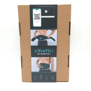 Beurer Bauchmuskelgürtel Fitness Zubehör Corefit Bauchtrainer Schwarz Türkis Tra - Bild 1 von 5