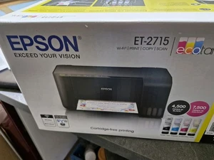 Epson Eco-Tank ET-2715 Drucker Scanner Kopierer WLAN WiFi Mobile - Bild 1 von 12