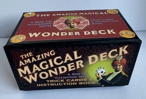 THE AMAZING MAGICAL WONDER DECK: A COMPLETE BOX OF ILLUSIONS WITH By Mr Mysterio - Picture 1 of 3