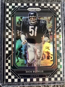 2022 Panini Prizm - #54 Dick Butkus White & Black Checkerboard - Picture 1 of 2