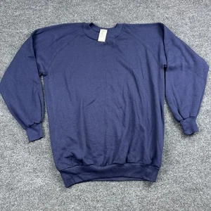 Vintage Nucleus Crewneck Blank Sweatshirt Pullover Size L Made in USA Soft NWT - Picture 1 of 6