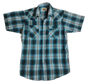 Ely Cattleman Boys LARGE Pearl Snap Western Button Up Shirt Rodeo - Picture 1 of 4