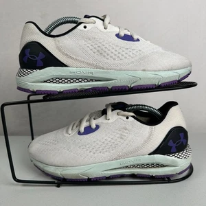 Under Armour HOVR Sonic 5 'White Black' Shoes Sneakers Trainers Womens Size US 6 - Picture 1 of 8