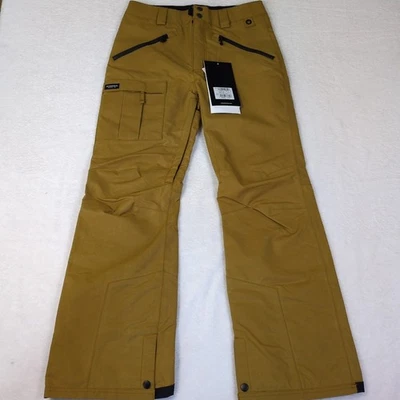 Ride Yesler сноуборда брюки мужской размер маленький бронзовый желтовато-коричневый хаки 15k водонепроницаемый лыж - Изображение 1 из 4