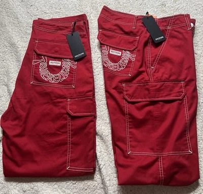 TRUE RELIGION  CARGO PANTS  OUTLINE   MEN 6 Pockets Pants .size 32 & 28 - Image 1 of 4