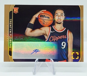 2024-25 Photogenic Basketball Trentyn Flowers Los Angeles Clippers GOLD AUTO /10 - Picture 1 of 4