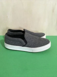 Celine Womens Wool Slip On Fashion Sneakers Gray Sz 39.5 - Picture 1 of 7