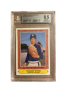 1985 Topps Woolworth's All-Time Record Holders Nolan Ryan #32 BGS 8.5 HOF
