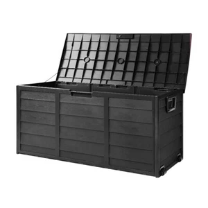 Gardeon Outdoor Storage Box 290L Container Garden Shed Toys Tool Chest Indoor - Picture 1 of 7