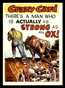 1961 Topps Crazy Cards #51 There'S A Man Who… EX/MT