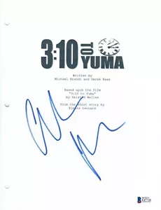 CHRISTIAN BALE SIGNIERT 3:10 ZU YUMA SCHRIFT BECKETT BAS AUTOGRAMM AUTO A - Bild 1 von 1