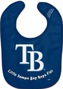 MLB Tampa Bay Rays Baby Infant ALL PRO BIB LITTLE FAN Blue - Picture 1 of 1