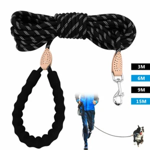 Dog Leash Long Line Obedience Recall Foot Tracking Training Lead 10/20/30/50 FT - Picture 1 of 16