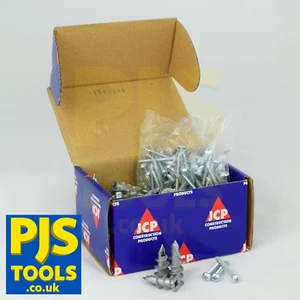 100 x JCP JJP15A metal self drill J speed plug plasterboard fixings with screws - Picture 1 of 1