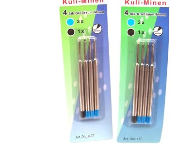 Großraummine Parker - System, 6 x blau 2 x schwarz Stärke medium - Bild 1 von 3