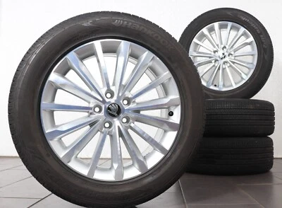 18 Zoll original Skoda Kodiaq NS7 565601025E Trinity Alufelgen Sommerreifen - Bild 1 von 4