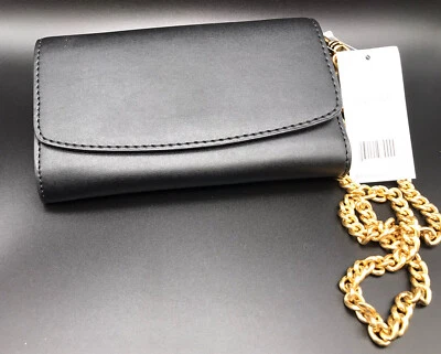 BANANAREPUBLIC смартфон через плечо черный искусственной кожи цепочка сумка клатч - Изображение 1 из 4