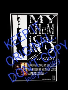 Vintage My Chemical Romance Bullets Poster “C” from the 2002 Promo Poster Set - Picture 1 of 3