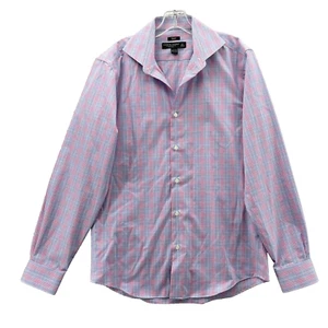 Pronto Uomo Vestito Camicia Uomo 15 1/2 34/35 Medium Plaid Corpcore Preppy Carriera - Foto 1 di 9