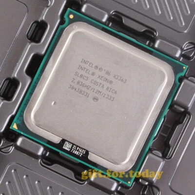 Original Intel Xeon X3363 2.83 GHz 4 cores 4 threads LGA771 SLBC3 Processor  CPU - Image 1 of 4