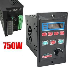 Single To 3 Phase 750W 1HP 110/220V Variable Frequency Drive Inverter VFD VSD