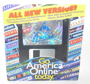 Disco vintage 1997 AOL versión 3.0 America Online 3.5" NUEVO sellado - Imagen 1 de 6