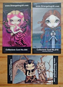 3x Collectors Cards  Strangeling UK  artwork by Jasmine Becket Griffith  NM - Picture 1 of 3