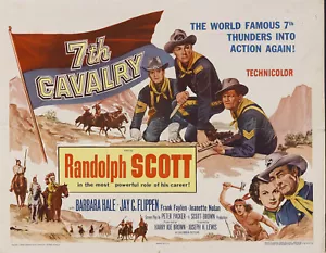 7th Cavalry (1956) Western Randolph Scott DVD Public Domain Film (Disc Only) - Picture 1 of 2