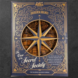 Professor Puzzle Sherlock Holmes The Case of the Secret Society Sliding Blocks - Picture 1 of 6