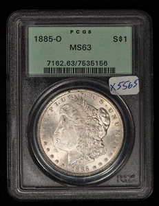 1885-O Morgan Silver Dollar - OGH PCGS MS 63 - SKU-X5565 - Picture 1 of 4