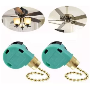 Pull Chain Control Speed Switch Ceiling Fan Switch Fan Light - Picture 1 of 10