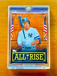Aaron Judge RARE ALL RISE TOPPS INVESTMENT CARD SSP COURT ROOM YANKEES MVP MINT - Picture 1 of 12