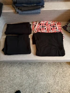 Cato's Women's Palazzo Pants Lot  Of 4 - Wide  Leg Pull On - Size 18/20 & 14/16 - Picture 1 of 9