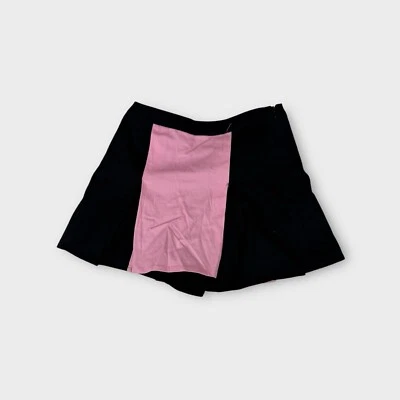 Black Friday Dangerfield Pink Black Cotton Blend Casual Skort Womens 10 - Image 1 of 4