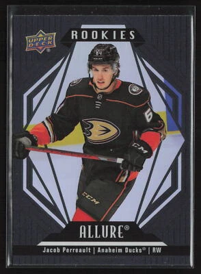 Jacob Perreault 2022-23 UD Allure Rookies Black Rainbow #133 Anaheim Ducks - Image 1 of 2