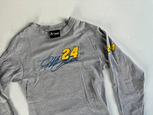 Vintage Chase Jeff Gordon Nascar Racing Long Sleeve T-Shirt 24 Crewneck Gray - Picture 1 of 4