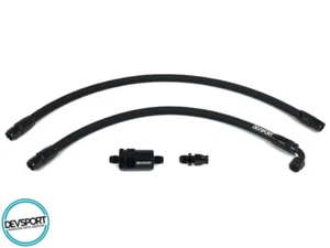 DevSport B/D-Series Tucked Fuel Line (1992-2000 Honda Civic EG EK B16 B18 D16) - Picture 1 of 4